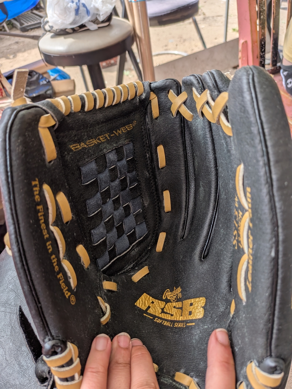 Rawlings Black & Tan Softball Glove - Youth/Adult